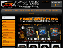 Tablet Screenshot of motorcyclerallyusa.com